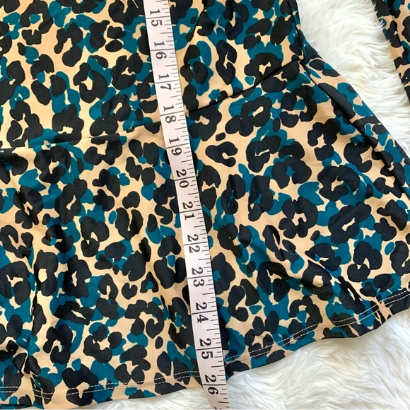 NWT Jude Connally Delilah Cheetah Print Peplum Top - Picture 13 of 15